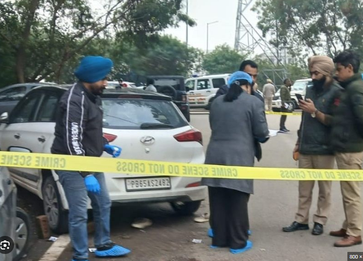 मोहाली SSP कार्यालय के बाहर दिनदहाड़े गोलीकांड