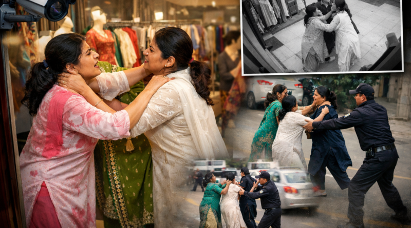 Model Town Showroom Fight Jalandhar CCTV footage