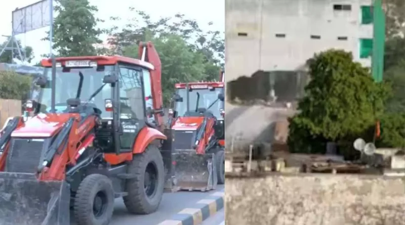 Jaipur JDA Action के तहत जयपुर में सड़क चौड़ीकरण के लिए 5 धार्मिक स्थलों को हटाने की कार्रवाई जारी है। नूरानी मस्जिद का पिछला हिस्सा ढहाया गया, इंटरनेट सेवाएं बंद और 3000 पुलिसकर्मी तैनात।