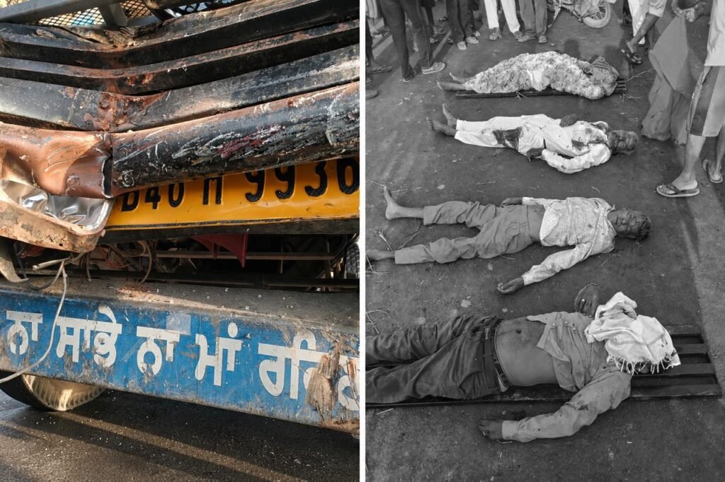 फिरोजपुर सड़क हादसा में जंगा वाला मोड़ के पास घोड़ा ट्राला और पिकअप की भीषण टक्कर में 9 लोगों की मौत हो गई। कई घायल अस्पताल में भर्ती हैं, जबकि गंभीर घायलों को फरीदकोट मेडिकल रेफर किया गया है।