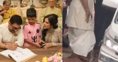 Aamir Khan Anklet चर्चा का विषय बन गई है। आमिर खान ने गौरी स्प्रैट संग शादी में सफेद धोती-कुर्ता और पैरों में चांदी की पायल पहनकर सभी का ध्यान खींचा। जानिए उनके वेडिंग लुक और शादी की खास बातें।