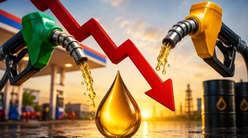 Petrol-Diesel Price Cut के तहत 1 जुलाई से पेट्रोल ₹5 और डीजल ₹3 प्रति लीटर सस्ता हो गया है। जानें किन पेट्रोल पंपों पर मिलेगी यह राहत, सरकारी कंपनियों ने क्या फैसला लिया और कीमतें क्यों घटीं।