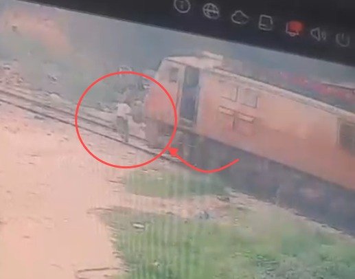 DAV Heart Railway Line Accident Jalandhar CCTV accident near railway station